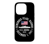 Carcasa para iPhone 14 Pro Recuerde Pearl Harbor 7 de diciembre de 1941 U.S.S. Arizona BB39