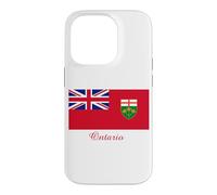 Carcasa para iPhone 14 Pro Recuerdo de la Bandera de Ontario Canadá