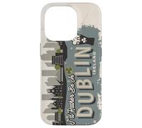 Carcasa para iPhone 14 Pro Recuerdo Vintage I'D Rather Be In Dublin Irlanda