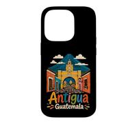 Carcasa para iPhone 14 Pro Regalo de Recuerdo de Viaje de Antigua Guatemala Dibujado a Mano