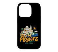 Carcasa para iPhone 14 Pro Regalo de Recuerdo de Viaje de Argel Argelia Dibujado a Mano