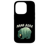 Carcasa para iPhone 14 Pro Regalo Mama Bear In The Woods Mother Regalo para mamá