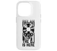 Carcasa para iPhone 14 Pro Relax The DJ Is Here, Amante de los Discos de Vinilo Gothic Skull LP