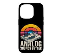Carcasa para iPhone 14 Pro Reproductor de Discos de Vinilo analógico Suena Mejor