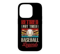 Carcasa para iPhone 14 Pro Retired Not Tired Baseball Legend Retro Jubilación Fiesta