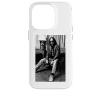 Carcasa para iPhone 14 Pro Retratos de Neil Young Folk Rock Singer por AJ Barratt