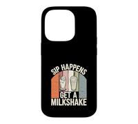 Carcasa para iPhone 14 Pro Retro Comida Rápida Nostalgia Vintage Diner Papas Fritas Batidos Hamburguesas