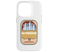 Carcasa para iPhone 14 Pro Retro Graphic Sardines Tinned Fish for Men and Women