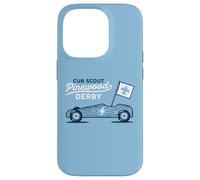 Carcasa para iPhone 14 Pro Retro Pinewood Derby Cub Scouts Racer Race Car Logo