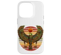 Carcasa para iPhone 14 Pro Retro Vintage Horus Antiguo Falcon Egipcio Jeroglífico