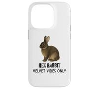 Carcasa para iPhone 14 Pro Rex Rabbit Velvet Vibes Solo para fanáticos de Mascotas y Animales