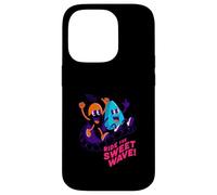 Carcasa para iPhone 14 Pro Ride The Sweet Wave, diseño Retro de neón y Frutas para Surf