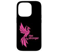 Carcasa para iPhone 14 Pro Rise Stronger Phoenix Design - Diseño Rosa neón