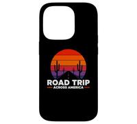 Carcasa para iPhone 14 Pro Road Trip America Family Trip 50 State Borders USA America