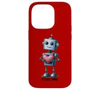 Carcasa para iPhone 14 Pro Robot with a Big Heart, Graphic