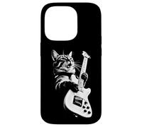Carcasa para iPhone 14 Pro Rock Cat Playing Guitar - Funny Guitar Cat
