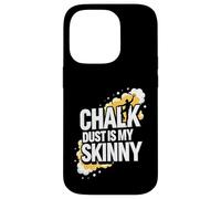 Carcasa para iPhone 14 Pro Rock Climbing Bouldering Chalk Dust Is My Skinny