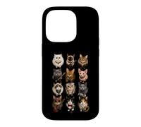 Carcasa para iPhone 14 Pro Rock Star Cats Punk Band Kittens Rock'n Roll Regalos Divertidos
