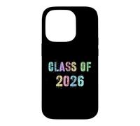 Carcasa para iPhone 14 Pro Rock Stars Class of 2026 Graduación Almost There Seniors