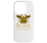 Carcasa para iPhone 14 Pro Roma me Hace Feliz - SPQR Águila Legionaria - Historia Romana