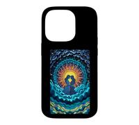 Carcasa para iPhone 14 Pro Romántico Pareja Sol Luna Amor Celestial Unión Estrel