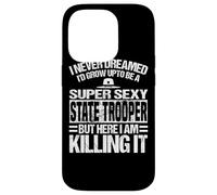 Carcasa para iPhone 14 Pro Ropa de State Trooper - Divertido diseño de Great Troopers