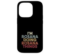 Carcasa para iPhone 14 Pro Rosana Name Rosana Personalized Name First Given