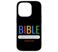 Carcasa para iPhone 14 Pro Sagrada Biblia Estudio Escrituras Seminario Dios Pastor Apreciación
