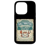 Carcasa para iPhone 14 Pro Saltwater Doctor Crab Ocean Vintage Design