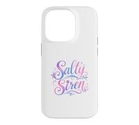 Carcasa para iPhone 14 Pro Salty Siren Mermaid Lover Beach Coastal Ocean Cute Mermaid