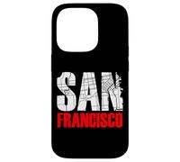 Carcasa para iPhone 14 Pro San Francisco California Graphic Map T-Shirt, San Francisco