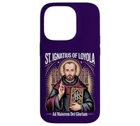 Carcasa para iPhone 14 Pro San Ignacio Loyola Ad Maiorem Dei Gloriam Jesuita católico