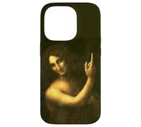 Carcasa para iPhone 14 Pro San Juan Bautista Pintura por Leonardo da Vinci 1513