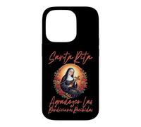 Carcasa para iPhone 14 Pro Santa Rita de Cascia agradezco Las bendiciones recibidas
