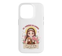 Carcasa para iPhone 14 Pro Santa Teresa Lisieux Hacer Pequeñas Cosas Gran Amor por los Cristianos
