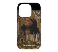 Carcasa para iPhone 14 Pro Santo Tomás de Aquino Filosofía Teología Católica San