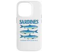 Carcasa para iPhone 14 Pro Sardines Tinned Fish Retro Graphic for Men Women