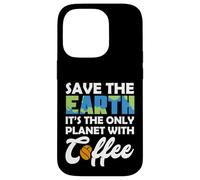 Carcasa para iPhone 14 Pro Save Earth The Only Planet with Coffee Earth Day