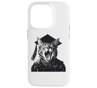 Carcasa para iPhone 14 Pro Seniors Graduation Cat Funny Cat