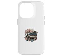 Carcasa para iPhone 14 Pro Serene Tea House - Gráfico Tradicional de Cultura Japonesa - S26