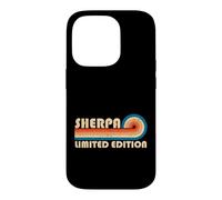 Carcasa para iPhone 14 Pro Sherpa Surname Retro Vintage 80s 90s Birthday Reunion