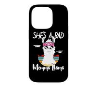 Carcasa para iPhone 14 Pro She's a Bad Momma Llama - Mama Funny - Vintage Mom Gift