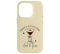 Carcasa para iPhone 14 Pro Siempre Hay Tiempo para un Tini Espresso Martini Time Vintage