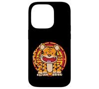 Carcasa para iPhone 14 Pro Signo de Estrella Chino Tigre (Rama de la Tierra)