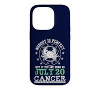 Carcasa para iPhone 14 Pro Signo del Zodiaco Cáncer Julio 20 Horóscopo Astrología Cumpleaños