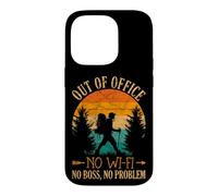 Carcasa para iPhone 14 Pro Sin Jefe Sin WI-FI Diseño Retro Senderismo Montaña