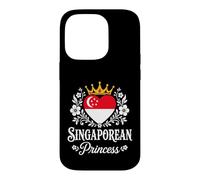 Carcasa para iPhone 14 Pro Singaporean Princess Singapore Flag Proud Singaporean Girl