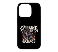 Carcasa para iPhone 14 Pro Skeleton Nurse Caffeine & Chaos Night Shift