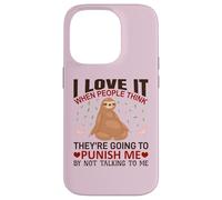 Carcasa para iPhone 14 Pro Sloth Shirt I Love It When People Think Sloths Lover Regalo
