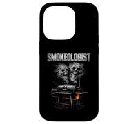 Carcasa para iPhone 14 Pro Smokeologist Funny BBQ Smoker Pitmaster Grill Master Humor